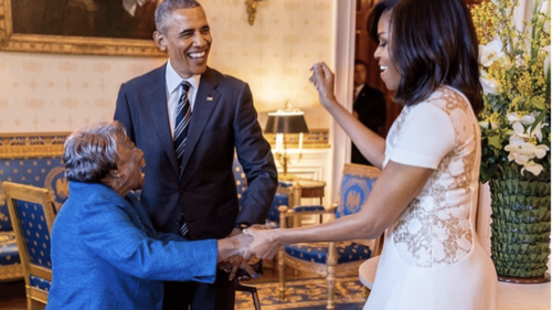 Michelle Obama: Virginia McLaurin’s ‘Still Dancing at 110 Years Old’