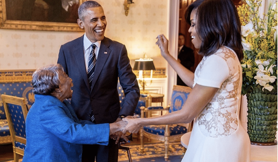 Michelle Obama: Virginia McLaurin’s ‘Still Dancing at 110 Years Old’