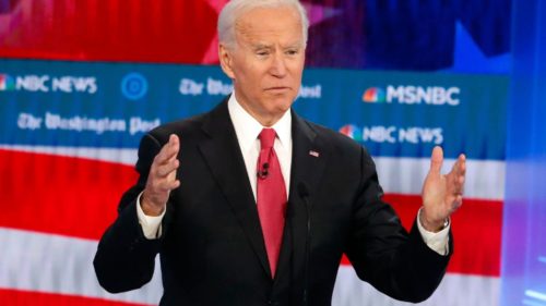 keep punching response Joe Biden presidential debate domestic violence women