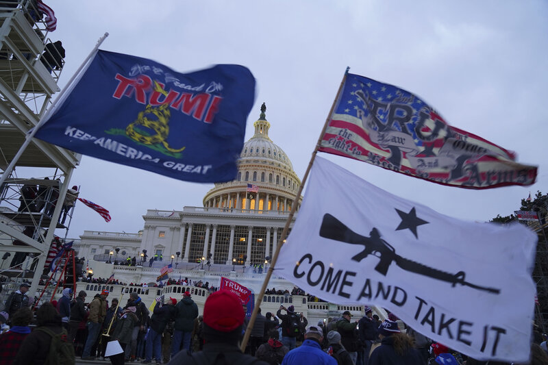 Trump supporting rioters storm the U.S. Capital