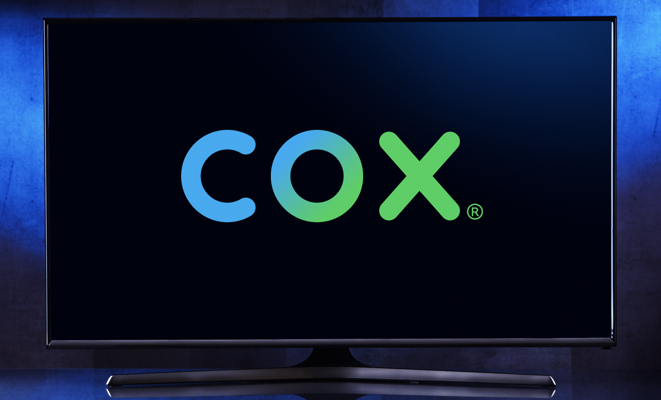 Cox Communications logo on screen.