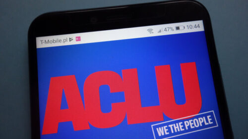 ACLU logo on phone