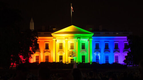White House in LGBTQ colors