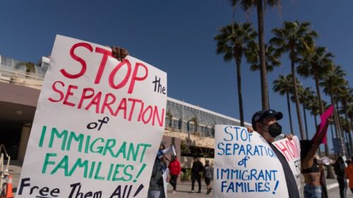 immigrant children separation protest