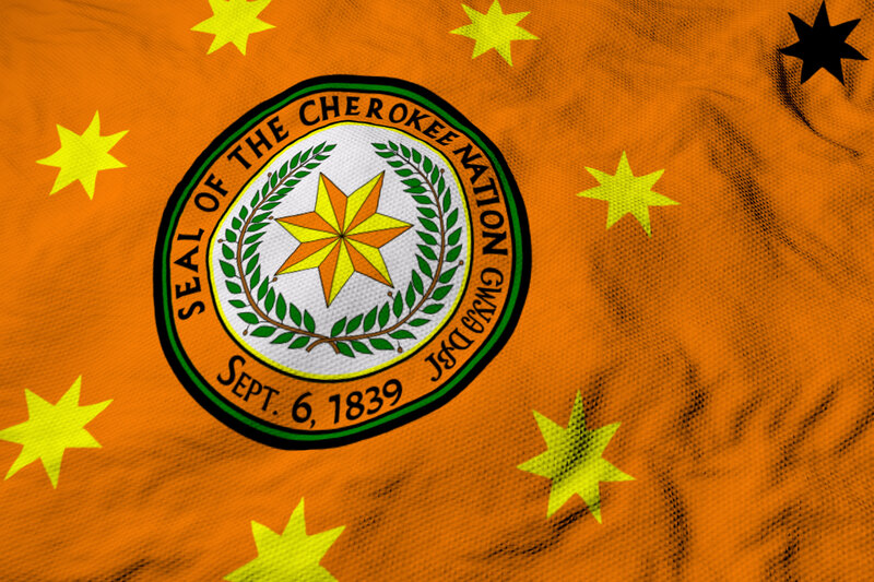Cherokee Nation flag