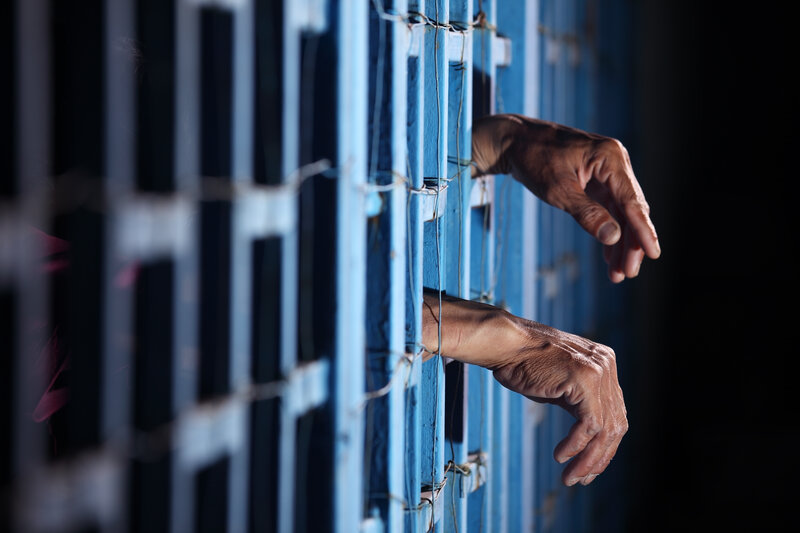 Black men in prison