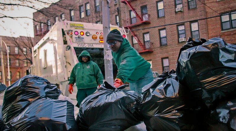 New York City sanitation workers