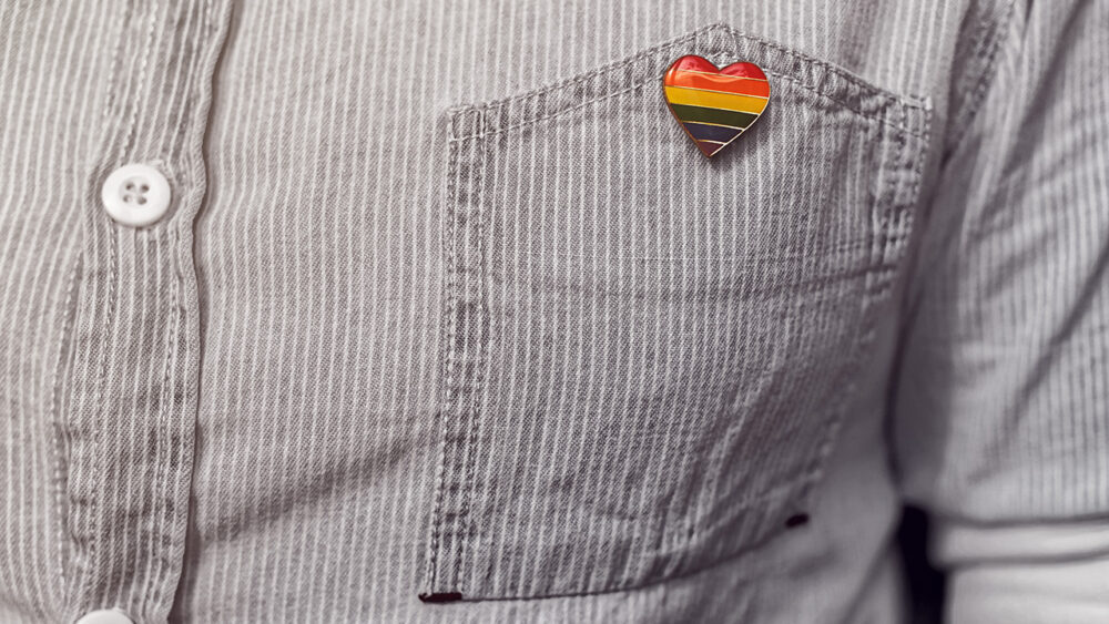 LGBT Pride button
