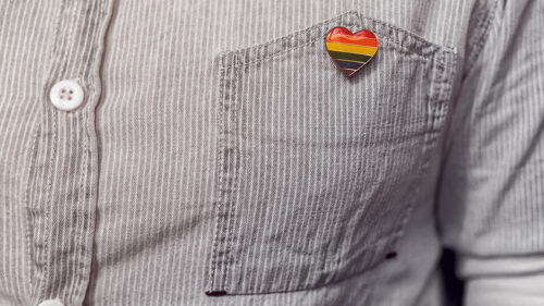 LGBT Pride button